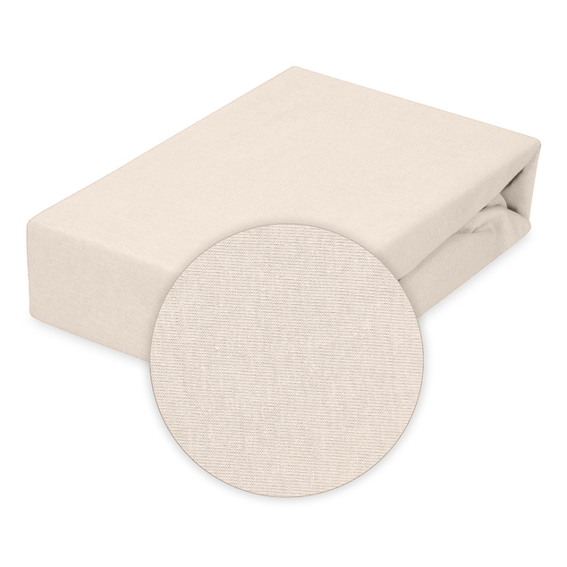 BABYMATEX Plachta napínacia Jersey 60x120cm svetlo béžová