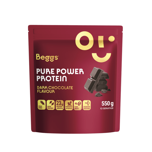 Beggs Pure Power Protein Dark Chocolate (550 g)