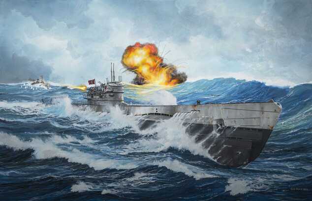 Plastic ModelKit ponorka 05167 - German Submarine Type IX C/40 (U190) (1:144)