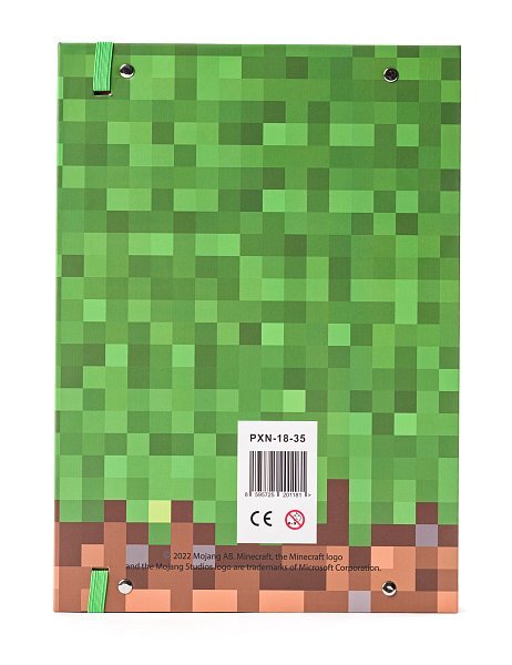 PIXIE CREW &amp; MINECRAFT Kartónové zložky A4