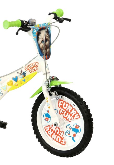 Dino Bikes - Detský bicykel 16" - Furry Fun