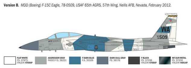 Maquette Avion 92763 - F-15C Eagle (1:48)