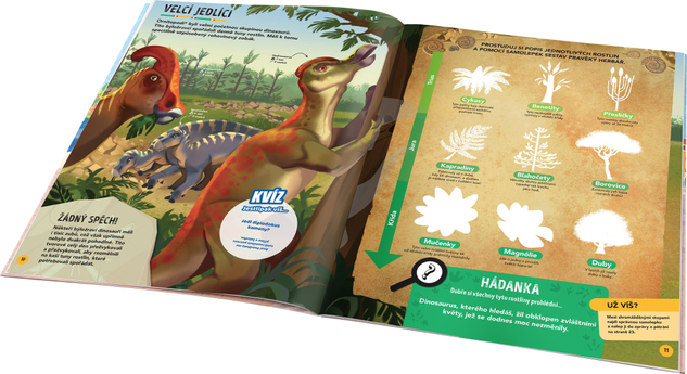 Misia Dinosauri - Hľadaj a rozlušti s nálepkami