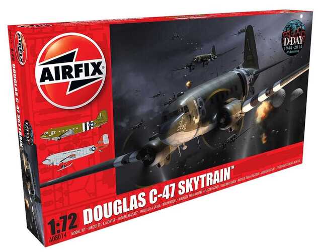 Klasični komplet aviona A08014 - Douglas C-47 A/D Skytrain (1:72)