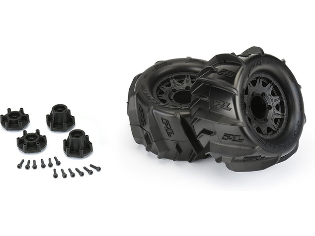 Pro-Line koleso 2.8", pneu Dumont, disk Raid H12 čierny (2)