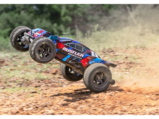 Traxxas Rustler 1:10 VX3 RTR čierny