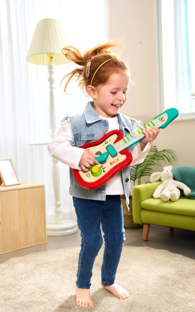 Hape Pixelz Rainbow - Guitare avec effets lumineux et sonores