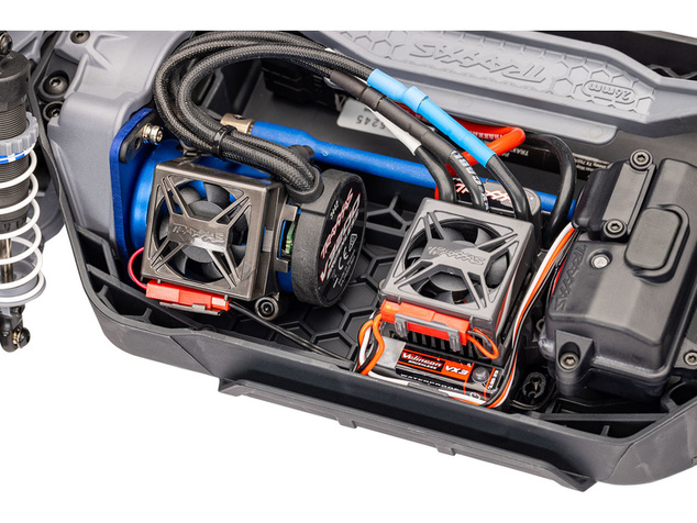 Traxxas Rustler 4x4 1:10 VX3 RTR albastru