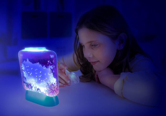 Akvárium s LED - vodné dráčiky