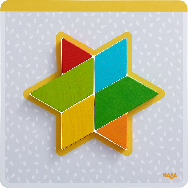 Haba Fa játék előkép kártyákkal Origami Formák 2 éves kortól
