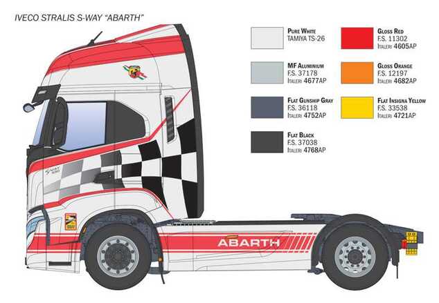 Modellbausatz LKW 3976 - Iveco S-Way Abarth (Show Truck) (1:24)