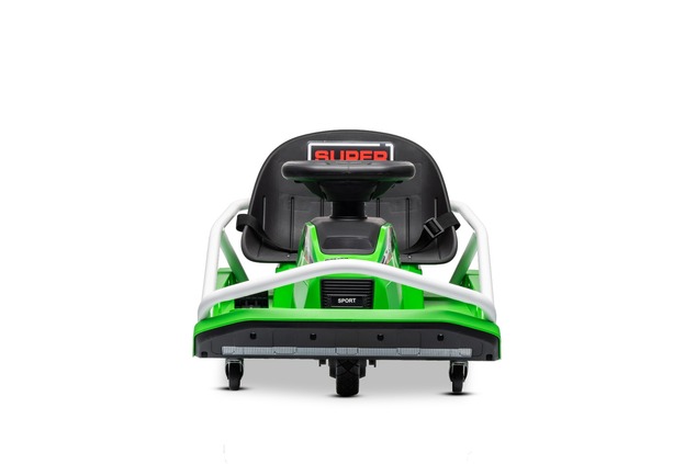 Beneo Motors Go-Kart da drift 24V, verde, 300W Motore Brushless, Batteria al litio, D