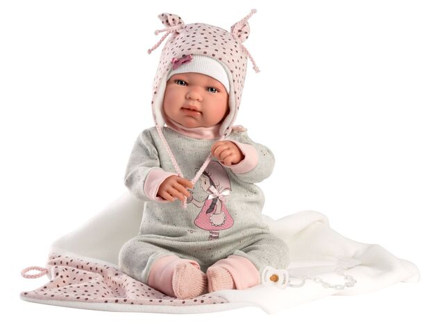 Llorens M844-60 oblečenie pre bábiku NEW BORN veľkosť 43-44 cm