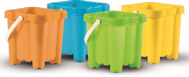 Androni Vedro grad 4 stolpi - višina 16 cm, oranžna