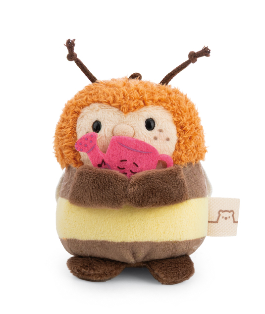 NICI peluche MyMochi Ape Hadshi 8 cm con annaffiatoio e costume da giardiniere, confezione regalo