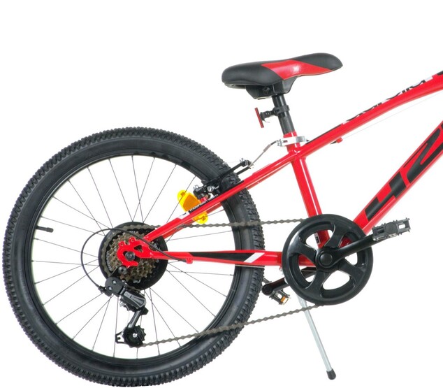 Dino Bikes - Detský bicykel 20" 420U-06 - AURELIA červený s prevodmi