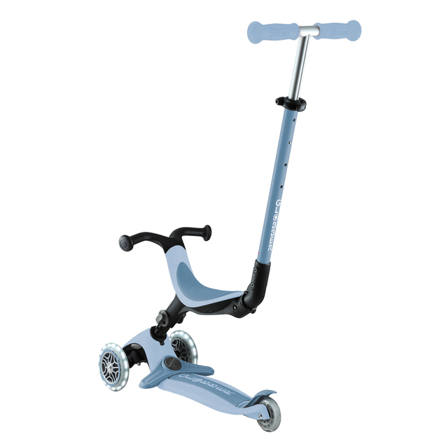 Globber Detská kolobežka Go up active lights ecologic blueberry