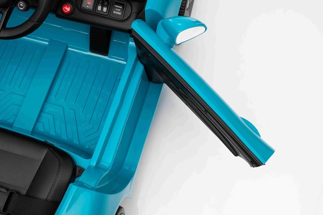 Elektrické autíčko RUF GT 12V, modré, Otváracie dvere, 2.4 GHz diaľkové ovládanie, LED sve