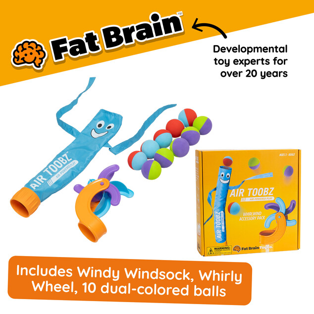 Fat Brain Air Toobz Whirlwind Accessory prídavok s panákom a veterníkom