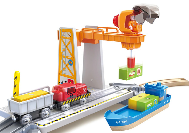 Hape Vonatpálya - tengeri és vasúti teherszállító készlet
