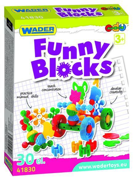 Wader kocke Smiješni blokovi 36kom