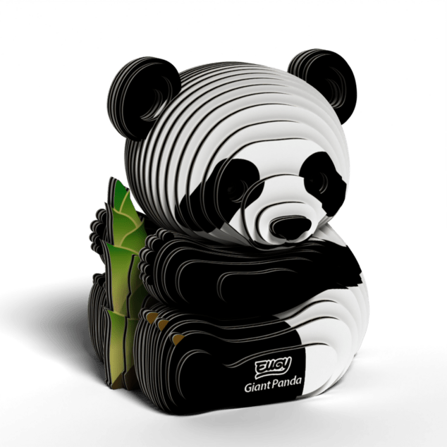 EUGY Panda velká 3D kartonová skládačka