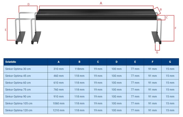 Sinkor Optima 75 cm / 75 W s Wifi LED Control