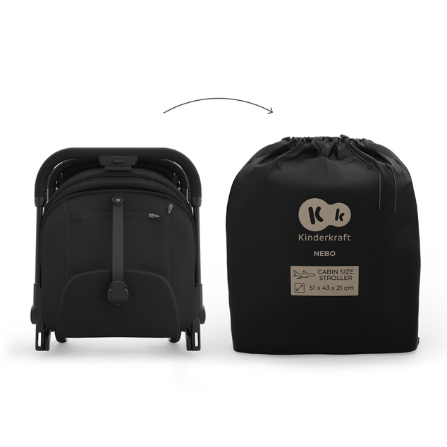 KINDERKRAFT Kočík športový Nebo Midnight Black