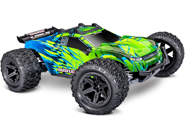 Traxxas Rustler 4x4 1:10 VX3 RTR albastru