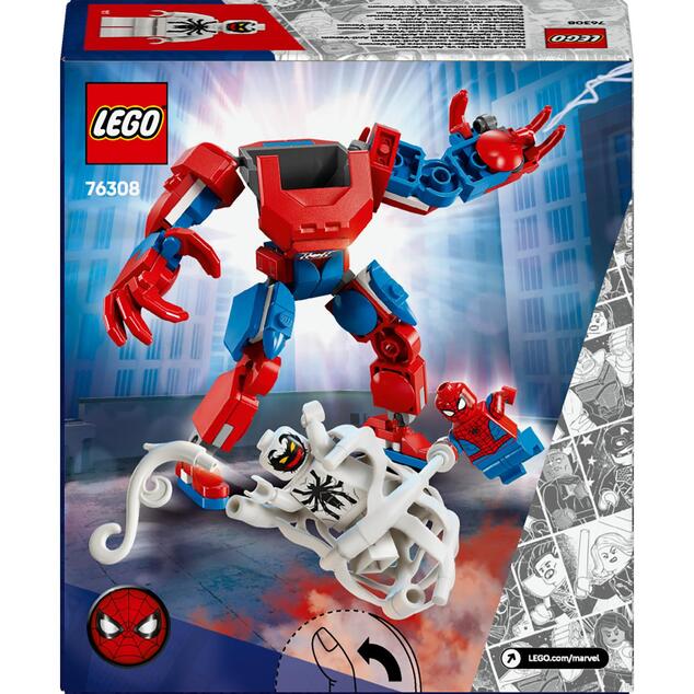 LEGO® Marvel 76308 Spider-Man în costum robotic vs. Anti-Venom