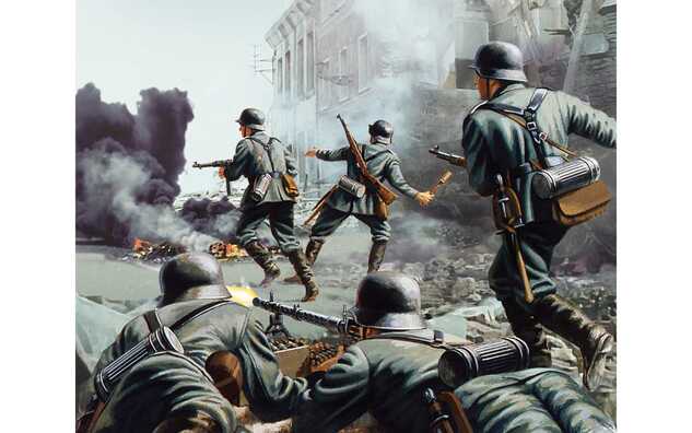 Classic Kit VINTAGE figurky A02702V - WIWII German Infantry (1:32)