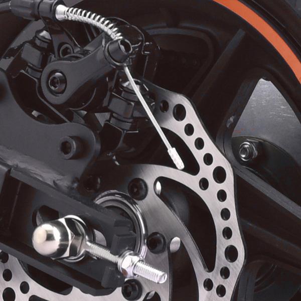 Minimoto elettrica per bambini ROOKIE X 24V (12"), rossa, Batteria al litio, 250W Senza