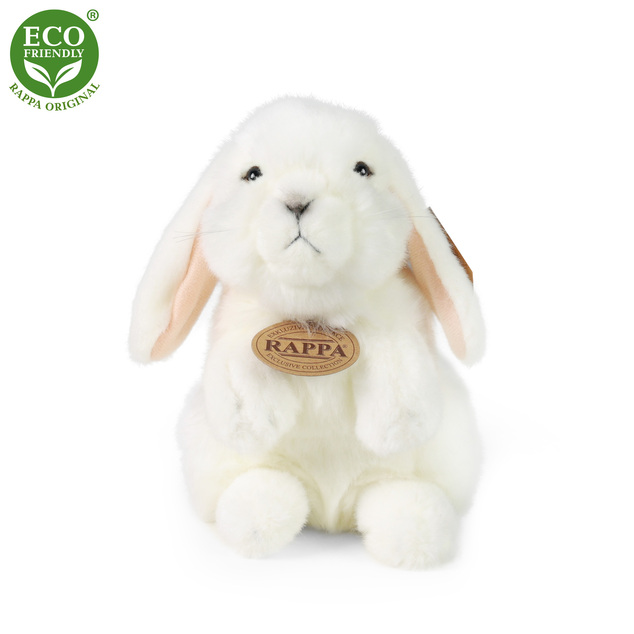 Plyšový králik biely stojaci 18 cm ECO-FRIENDLY