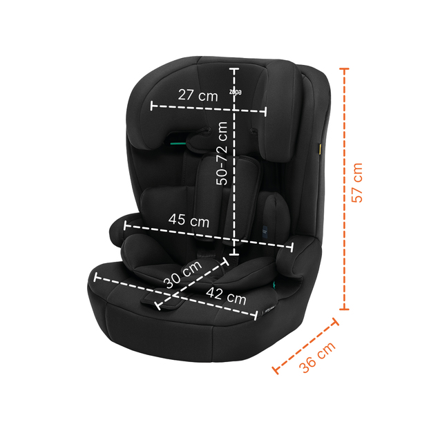 Autosedačka Alfa i-Size isofix, Black