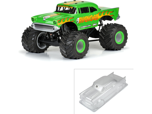 Pro-Line karoséria 1:8 Chevy Bel Air 1957 "Avenger Edition" číra: Losi LMT