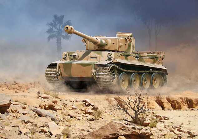 Plastikmodellbausatz Panzer 03262 - PzKpfw VI Ausf. H-Tiger (1:72)