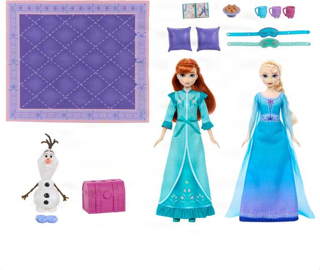 Mattel Disney Frozen, Anna &amp; Elsa set di bambole