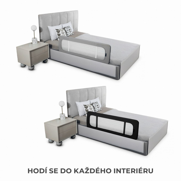 Kinderkraft Zábrana na postel Guard&amp;Dream Light Grey