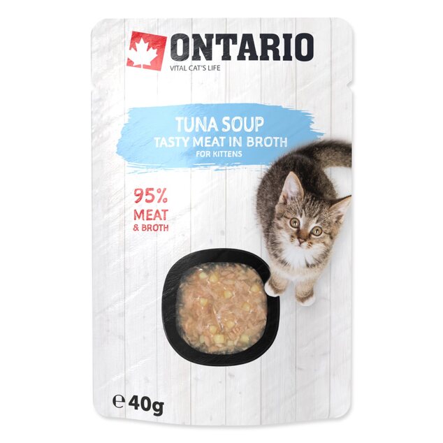 Polievka Ontario Kitten tuniak 40g