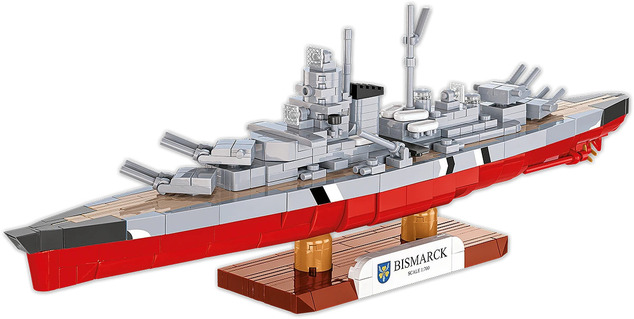 Cobi 4854 World War II Nemecká bojová loď Bismarck 1:700