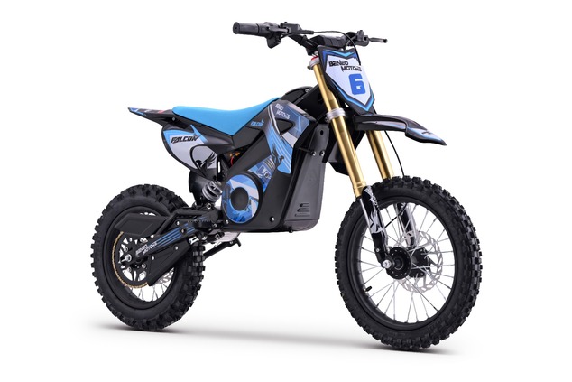 Motocross elettrico per bambini e adolescenti Beneo Motors Falcon blu - 1600W