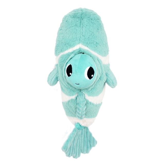PTIPOTOS Plüschfisch Bigou blau - Mama mit Baby