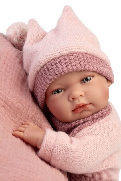 Llorens M738-18 oblečenie pre bábiku bábätko NEW BORN veľkosti 40-42 cm s doplnkami