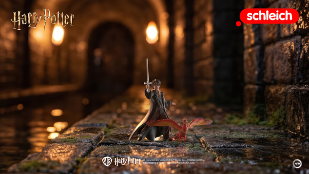 Schleich Harry Potter - Harry &amp; Fawkes mit Schwert