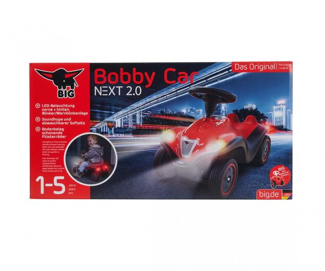 BIG Auto odrážadlo BIG Bobby Car Next 2.0 červené