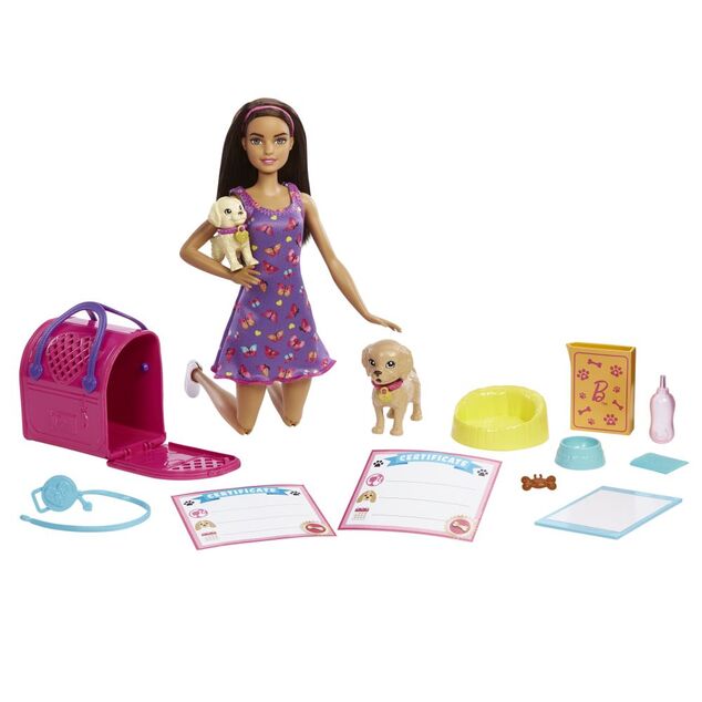 Mattel Barbie Bábika so psíkmi