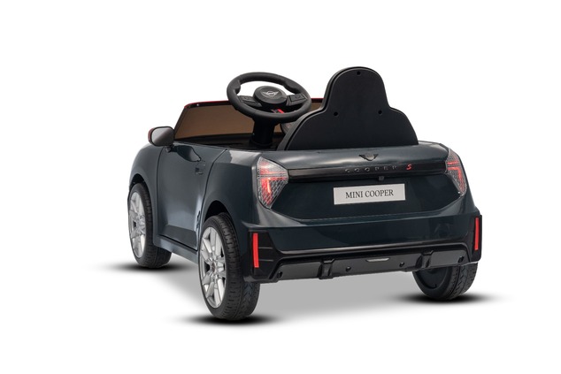 Elektrické autíčko BMW Mini Cooper 12V, čierne, USB Vstup s Bluetooth pripojením na MP3 Pr