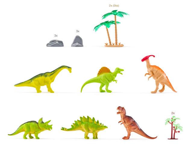 Planet der Tiere Figuren – Set 4 Welten, 24 Figuren