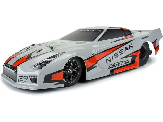 PROTOform karosérie 1:10 Nissan GT-R R35 Pre šedá: Drag Car