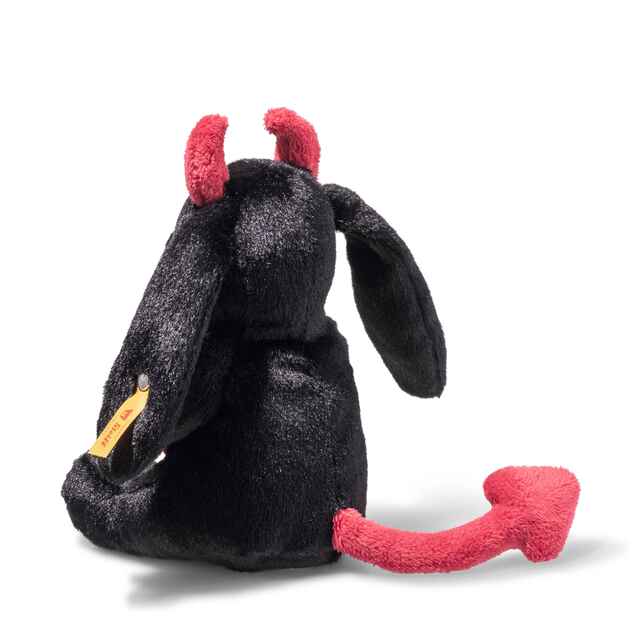 STEIFF Hoppie rabbit - little devil black 14 cm